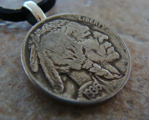 Authentic 1936 Buffalo Nickel Coin 