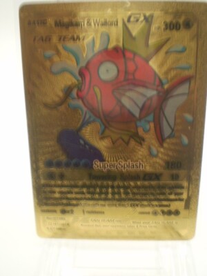 Magikarp & Wailord GX Gold Foil Full Art 161/181 NM Custom Card | eBay
