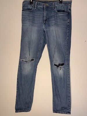 Jeans Apt 9 Straight Fit Délavé - Taille 36/32, Occasion Très Bon état, Style Décontracté