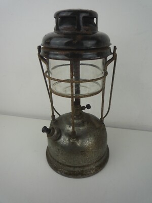 レア‼️Tilley R46 VINTAGE TILLEY LAMP X 246 STORM LANTERN WITH ORIGINAL GLASS SILVER