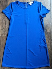 Michael Kors Womens Size Medium Azure Dress Career Wear W/ Accent Zipper Back