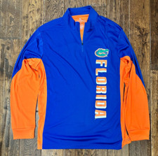 Florida Gators Pullover Orange  Blue Pullover Lightweight Colosseum Mens Size L