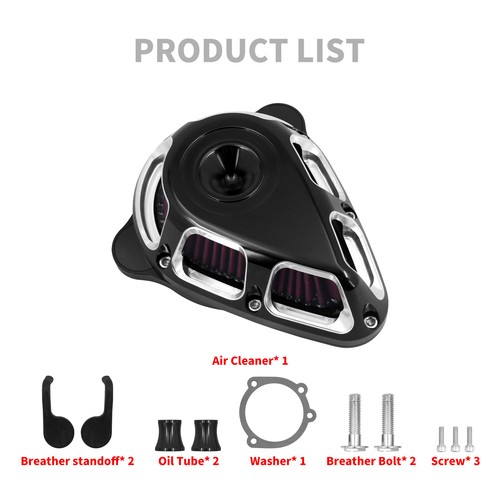Turnable Air Cleaner Filter Red Intake For Harley Sportster 48 72 883 1200 04-22 - Picture 2 of 18