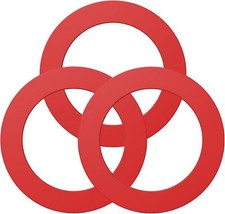 Flush Valve Seal for Mansfield 3 Pack Upgraded Silicone Material Toilet Tank Ga