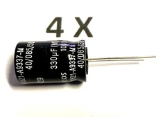330uF, 100V, 85°, 20%, RM7.5, Elko, 330uF, EPCOS B41821-A9337-M, D=16mm, 4 pieces