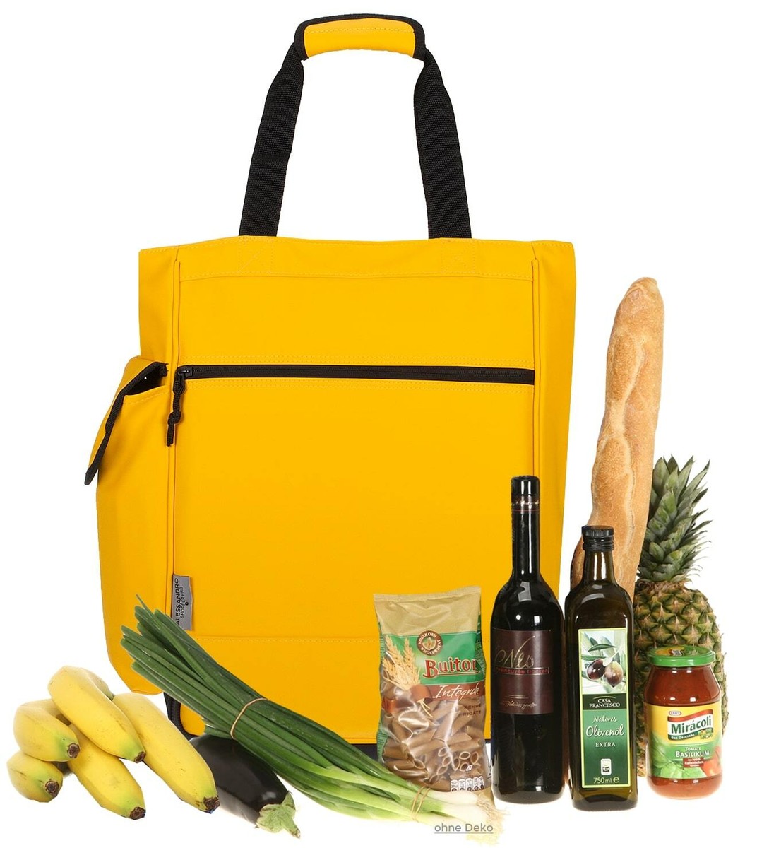 Einkaufstrolley Trolley Einkaufsroller Alessandro 12893 Plane Gelb