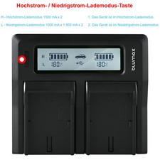 Dualladegerät für Fuji NP-150 Fujifilm FinePix S5 Pro…