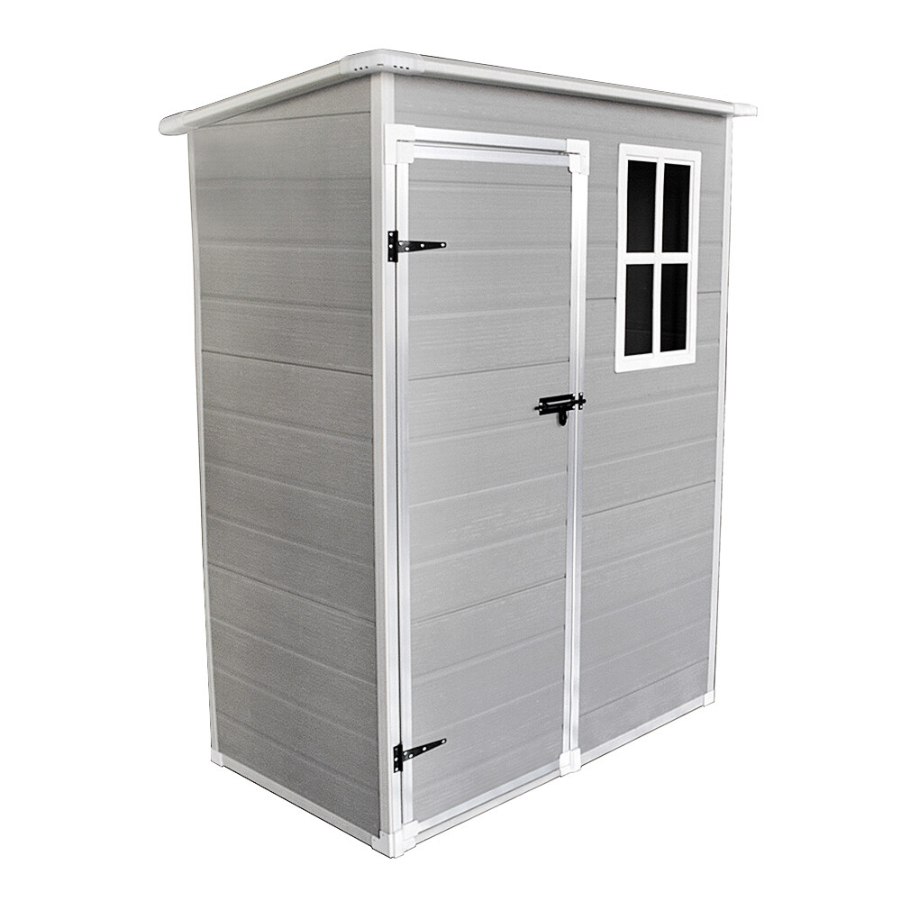 Panana Plastic Garden Storage Shed Includes Plastic Floor6x4.5ft/5x4ft