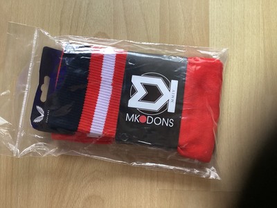 MK Dons Castore Herren-Fußballsocken ohne Fuß 9-12 neu UK portofrei