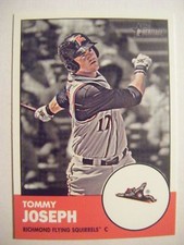TOMMY JOSEPH RC RANGERS 2012 Topps Heritage Minors baseball card 141 PHILLIES