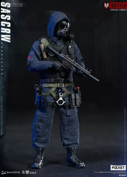SAS CRW フィギュア ASSAULTER 1/12 DAMTOYS PES001 SAS CRW Assaulter Action Figures IN