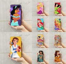 s Princess Series Wallet PU Snow White Cinderella Vertical Wallet purse