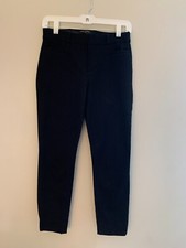 Women's Banana Republic Black Sloan Fit Trouser Pant Size 2 Best Seller
