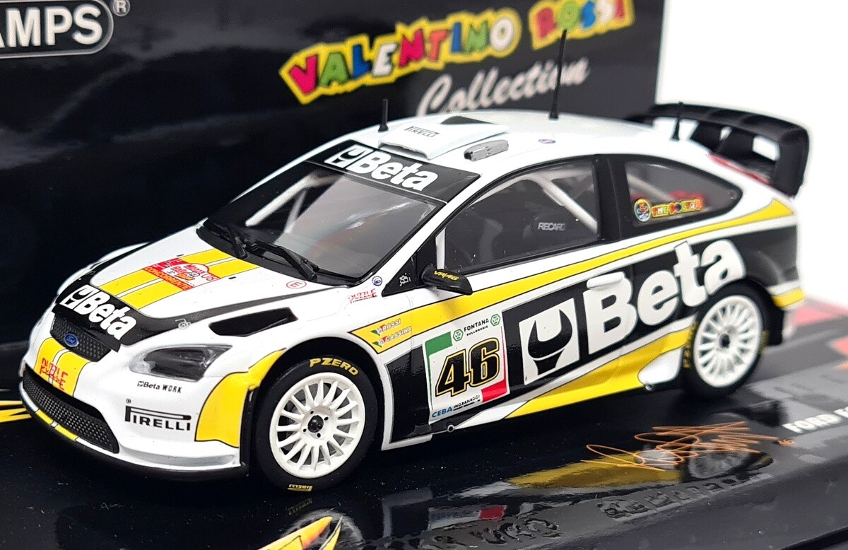 Minichamps 1/43 Ford Focus RS WRC - Monza Rallye Valentino Rossi - Occasion