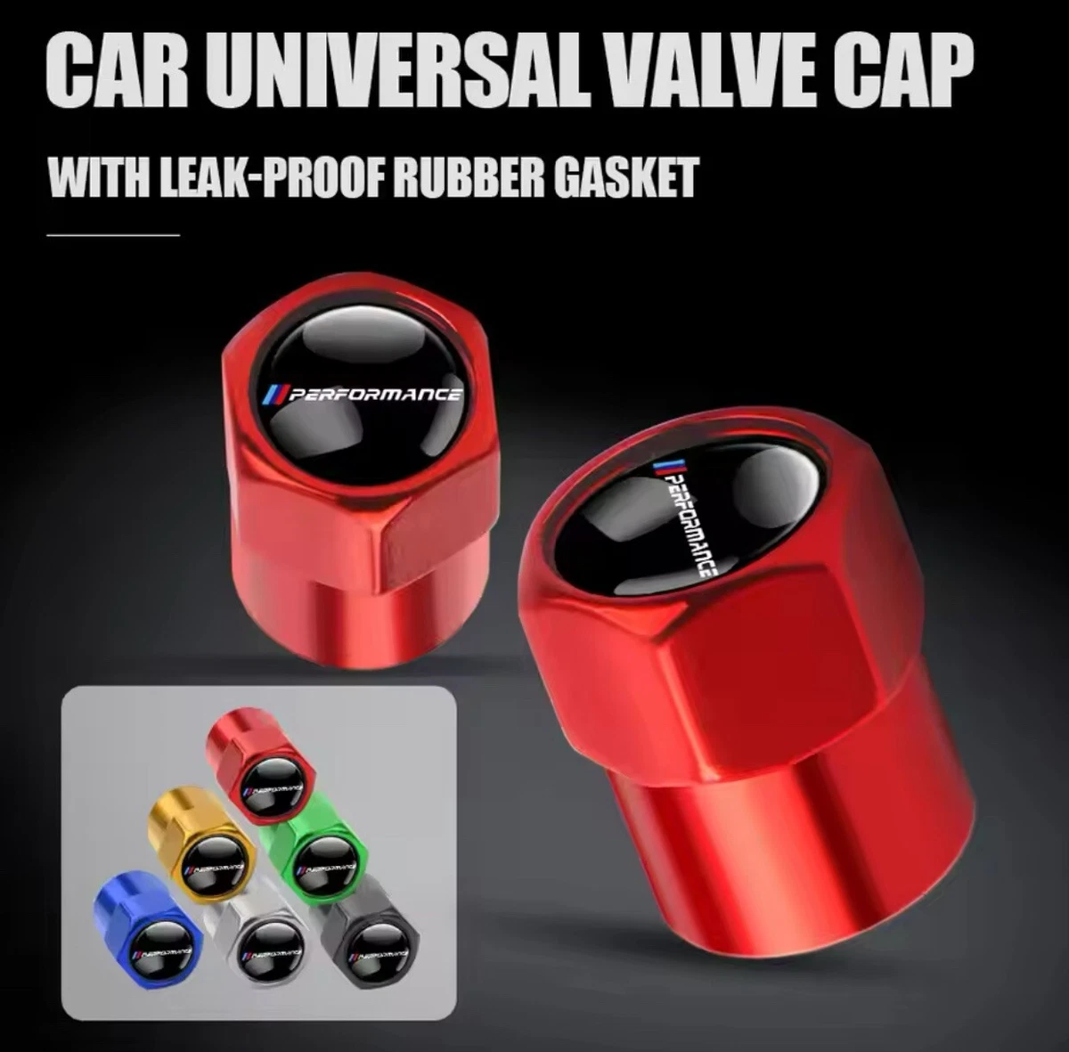 Pneumatico Valvola Stelo Cappucci, 17mm, Alluminio Lega, Argento Tono, 5pz
