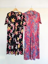 White Stuff Midi Cotton & Modal Summer Casual Dress Bundle UK16 VGC