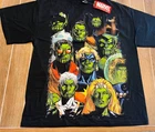 Vintage Marvel Mad Engine Skrull T-Shirt Comics Avengers X Men Spiderman Iron XL