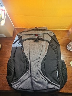 Wenger Mercury 16'' Laptop Backpack. Heather/Black. New 