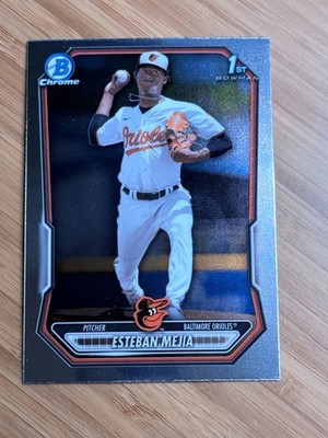 Esteban Mejia 2026 Bowman - Chrome Prospects 1st Baltimore Orioles BCP-79