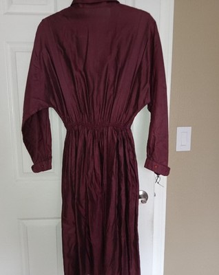 blue puff long sleeve dress Blue Fern Elegance Hawaiian Long Flare Dress / Muumuu Mall 12 main image 0
