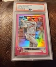 SHOHEI OHTANI 2022 TOPPS CHROME #1 PINK REFRACTOR PSA 9 MINT