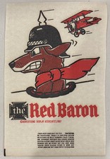 Vintage 1967 Snoopy The Red Baron Royal Guardsman Music Band Iron On Transfer