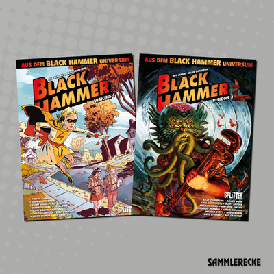   BLACK HAMMER: VISIONS   No. 1 + 2 complete - Splitter Verlag - new original packaging (German)