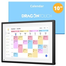 Digital Calendar Touch Screen 10 Inch, Electronic Calendar Chore Chart with 1...