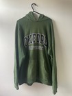 Fruit of The Loom Men's Oxford University Hoodie Hooded Sweatshirt Green