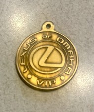 Vintage 1990s Lexus Of Omaha Vip Medalkey Chain