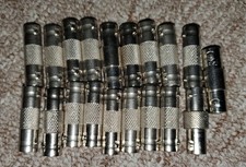 Lot of 20 BNC Female to Female Barrel Coupler Adapter Connectors Free S H