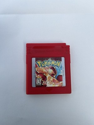 Nintendo Game Boy Pokémon: Red Version Video Game Cartridge Authentic Working