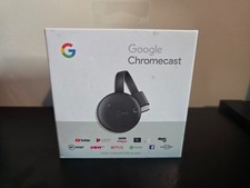 Google Chromecast 3rd Generation Boxed **BRAND NEW SEALED**