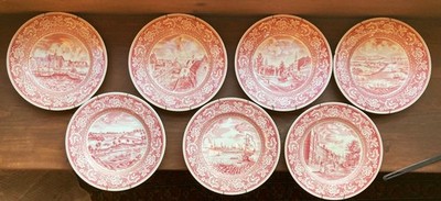 Wedgwood Dinner Plates 1939's World Fair George Washington's Inauguration Set