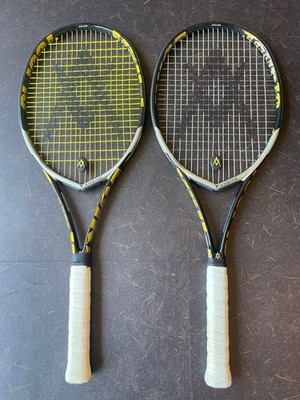 Volkl Tour 10 V-Engine Mid Tennis Racket Set 2, 97sq in, 2000s, with Wear