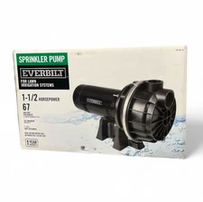NEW EVERBILT LAWN SPRINKLER PUMP FOR LAWN IRRIGATION 1-1/2 HP 4020 GPH 115V/230V