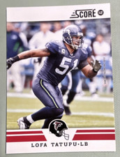 (ERROR CARD) He never play four Atlanta falcons Score - Tatupu Seattle Seahawks