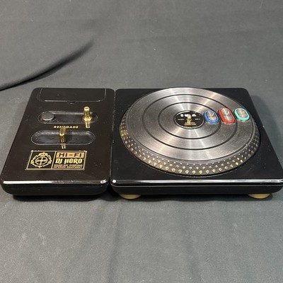 XBOX 360 DJ HERO RENEGADE TURNTABLE Guitar Hero Ed. Activision, 2009. VG. Tested