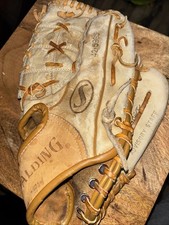 SPALDING JIM PALMER BASEBALL GLOVE RHT TOP GRAIN LEATHER 11.5 42-5385