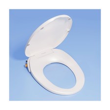 TUSHY Wave Non-Electric Bidet Toilet Seat Sleek Elongated Design, Quick-Rel...