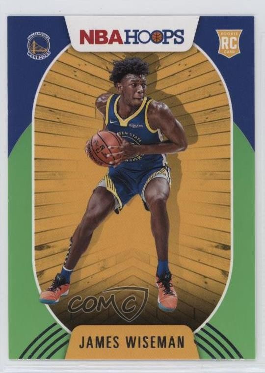 2020-21 Panini NBA Hoops Neon Green James Wiseman #205 0j4n