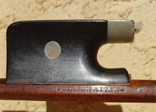 Cello bow 4/4 Dominique POIRSON stamped POIRSON A PARIS