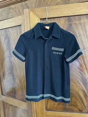 Guess Hemden für Jungs, Kinderkleidung, Leinenhemd, Gr. 128
