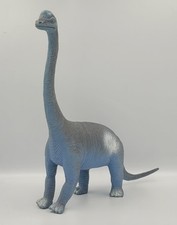 Brachiosaurus 10" Tall Blue Grey Silver Dinosaur Vintage Unbranded 1999