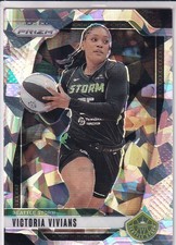 2024 Panini Prizm WNBA #69 Victoria Vivians Ice Prizms