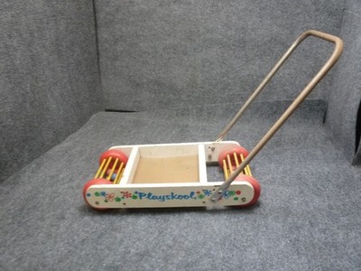 Vintage Original Playskool WALKER WAGON 1960's