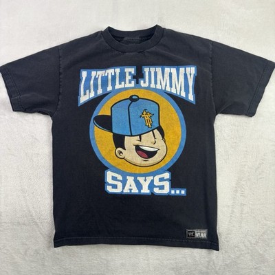 WWE Little Jimmy Says You Gonna Get Got Black SS Graphic Shirt Men's Medium