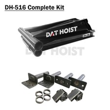 Paranco idraulico a forbice 8 tonnellate - per rimorchio con cassone ribaltabile - adatto a corpi di scarico 10-14' DH-516