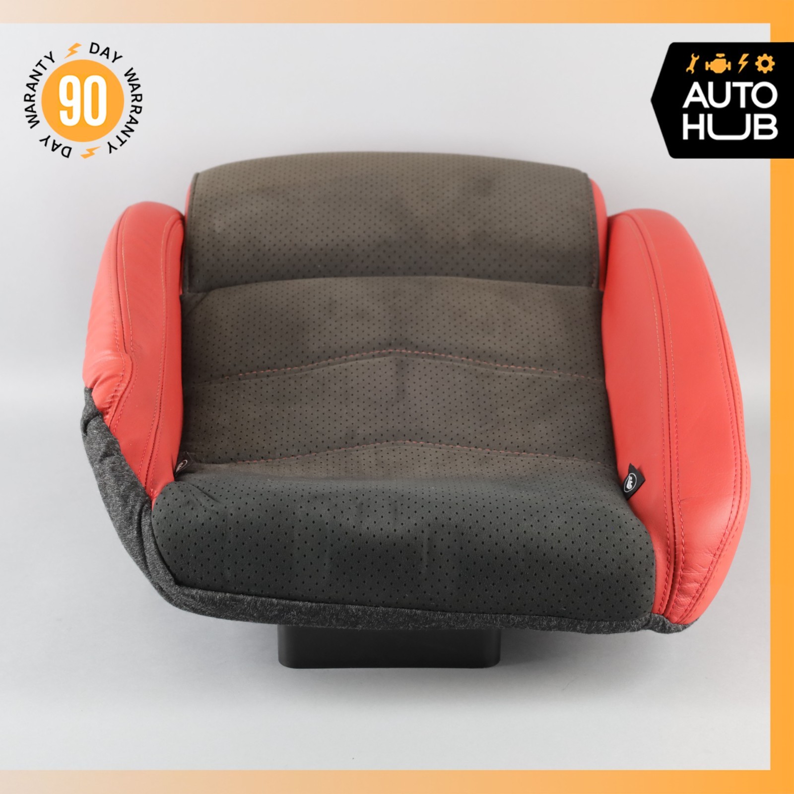 Maserati GranTurismo S M145 Rear Right Bottom Lower Seat Cushion Suede Red OEM