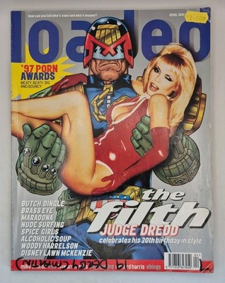 Loaded Magazine Issue 36 April 1997 Judge Dredd Spice Girls Woody Harrelson